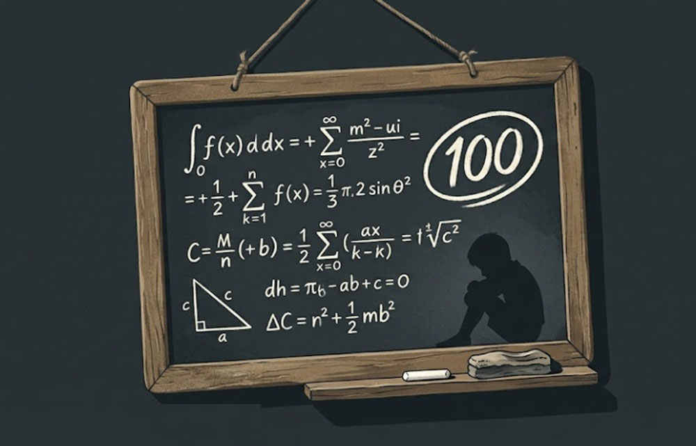 Stres pada pelajaran matematika